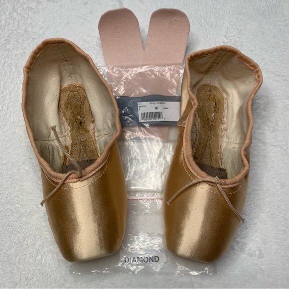Freed of London Pointe Shoes Classic Deep Vamp SBTDV Diamond Maker Size 5XX - Picture 3 of 17